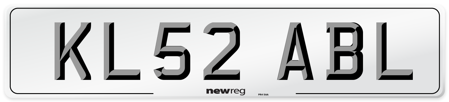 KL52 ABL Number Plate from New Reg